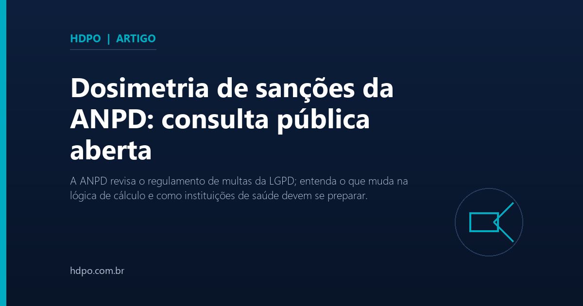 Dosimetria de sanções da ANPD: consulta pública aberta